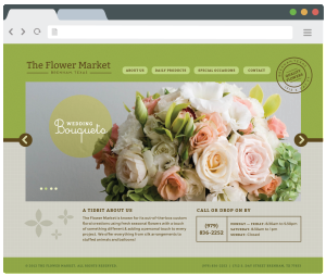 Texas Flower Shop Website Design