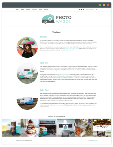 DFW Website Design for Photo Wagon