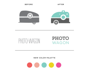 Photo Wagon Graphic Design & Branding - Before and After